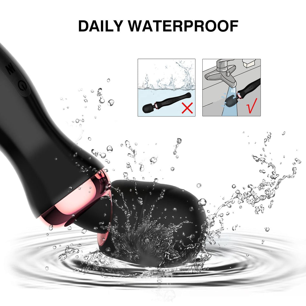 WINYI Best Wand Rechargeable Massager Extra Powerful Vibration Cordless Vibrator Hand Whole Body Massage Wand Vibrator for Women